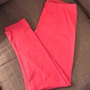 Coral leggings